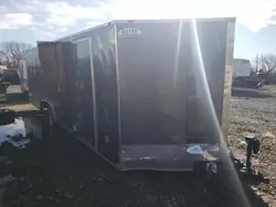 Salvage trucks for sale at Cicero, IN auction: 2018 Spjq Logtrailer