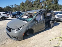 Salvage cars for sale at Ocala, FL auction: 2021 Chrysler Pacifica Touring L