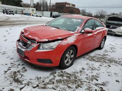 Salvage cars for sale at New Britain, CT auction: 2014 Chevrolet Cruze LT