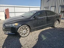 Ford Fusion Titanium salvage cars for sale: 2017 Ford Fusion Titanium