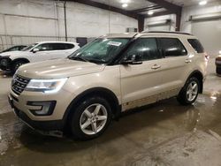 Ford salvage cars for sale: 2017 Ford Explorer XLT