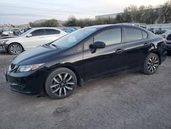 Salvage cars for sale at auction: 2015 Honda Civic EXL