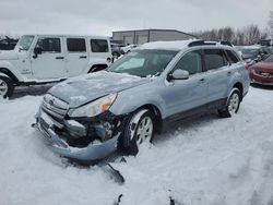 Salvage cars for sale at Wayland, MI auction: 2014 Subaru Outback 2.5I Limited