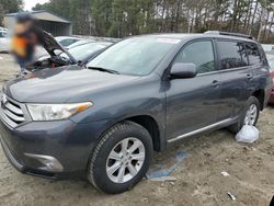 Toyota Highlander Base salvage cars for sale: 2012 Toyota Highlander Base