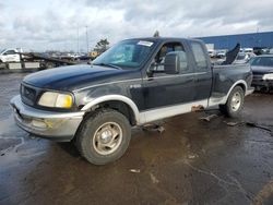 Salvage trucks for sale at Woodhaven, MI auction: 1997 Ford F150