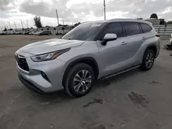 Salvage cars for sale at Miami, FL auction: 2020 Toyota Highlander XLE