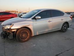 Salvage cars for sale at Grand Prairie, TX auction: 2019 Nissan Sentra S