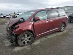 Salvage cars for sale at Bakersfield, CA auction: 2014 Toyota Sienna Sport