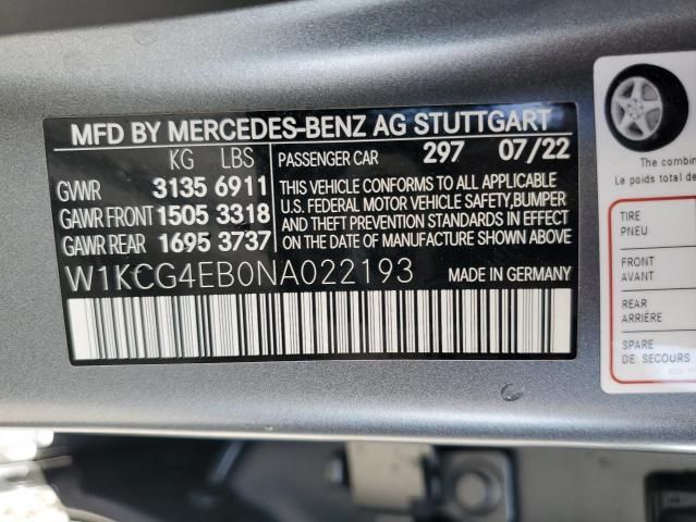 2022 Mercedes-Benz EQS Sedan 580 4matic