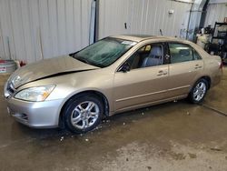 Honda salvage cars for sale: 2007 Honda Accord EX