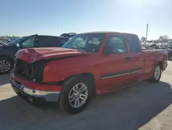 Chevrolet salvage cars for sale: 2007 Chevrolet Silverado C1500 Classic