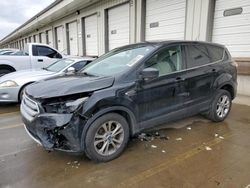 Salvage cars for sale at Louisville, KY auction: 2017 Ford Escape SE