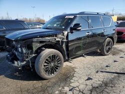 Salvage cars for sale from Copart Bridgeton, MO: 2018 Infiniti QX80 Base