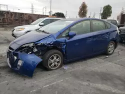 Salvage cars for sale at Wilmington, CA auction: 2011 Toyota Prius