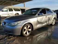 Salvage cars for sale at West Palm Beach, FL auction: 2008 BMW 528 I