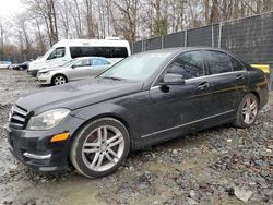 Salvage cars for sale at Waldorf, MD auction: 2014 Mercedes-Benz C 300 4matic