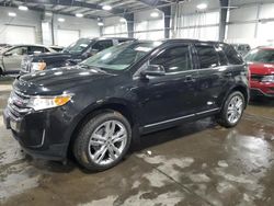 Salvage cars for sale at Ham Lake, MN auction: 2013 Ford Edge Limited