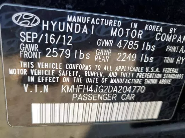 2013 Hyundai Azera GLS