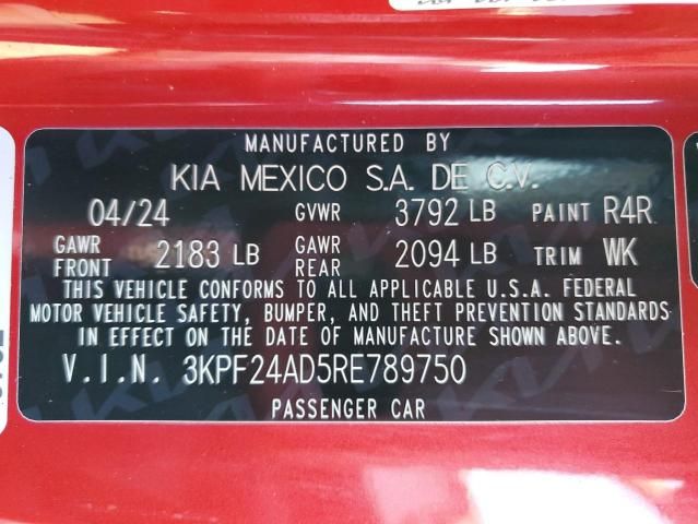 2024 KIA Forte LX