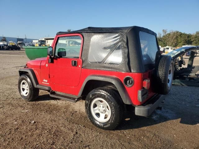 2005 Jeep Wrangler / TJ SE