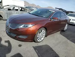 Salvage cars for sale at North Las Vegas, NV auction: 2015 Lincoln MKZ Hybrid