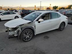 Salvage cars for sale at Colton, CA auction: 2022 Toyota Camry XLE