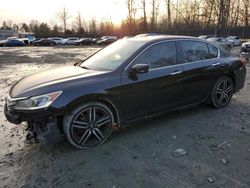 Honda salvage cars for sale: 2017 Honda Accord Sport Special Edition