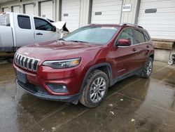 Salvage cars for sale at Louisville, KY auction: 2019 Jeep Cherokee Latitude Plus