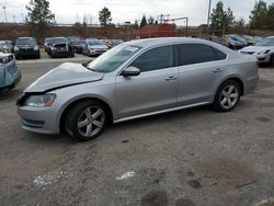 Salvage cars for sale at Gaston, SC auction: 2012 Volkswagen Passat SE