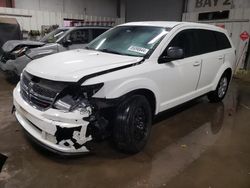 Salvage cars for sale at Elgin, IL auction: 2015 Dodge Journey SE