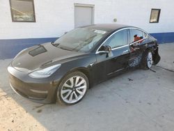 Salvage cars for sale at Farr West, UT auction: 2018 Tesla Model 3