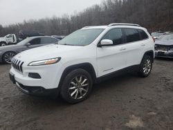 Salvage cars for sale from Copart Marlboro, NY: 2017 Jeep Cherokee Limited