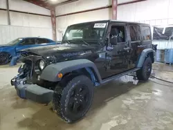 Salvage SUVs for sale at auction: 2016 Jeep Wrangler Unlimited Sport