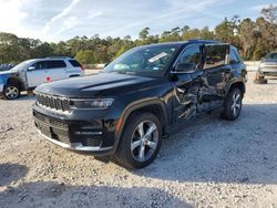 Salvage cars for sale at Houston, TX auction: 2022 Jeep Grand Cherokee L Limited