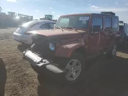 Salvage cars for sale at Brighton, CO auction: 2009 Jeep Wrangler Unlimited Sahara