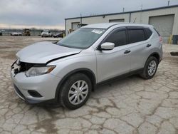 Salvage cars for sale at Kansas City, KS auction: 2016 Nissan Rogue S