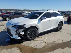 Salvage cars for sale at Grand Prairie, TX auction: 2024 Lexus RX 350 Base