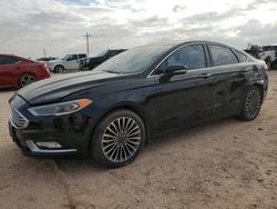 Salvage cars for sale at Andrews, TX auction: 2017 Ford Fusion SE