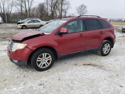 Salvage cars for sale at Cicero, IN auction: 2008 Ford Edge SEL