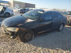 Salvage cars for sale at Kansas City, KS auction: 2011 Volkswagen Jetta Base