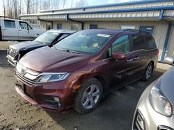 Honda Odyssey ex salvage cars for sale: 2019 Honda Odyssey EX