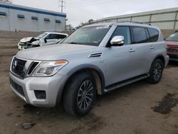 Salvage cars for sale at Albuquerque, NM auction: 2018 Nissan Armada SV