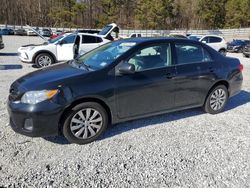 Salvage cars for sale from Copart Gainesville, GA: 2012 Toyota Corolla Base