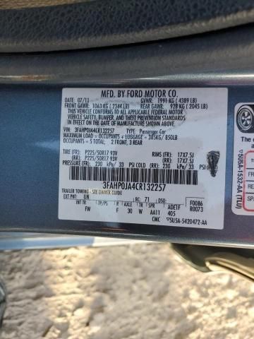 2012 Ford Fusion SEL