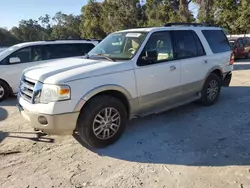 Salvage cars for sale at Ocala, FL auction: 2010 Ford Expedition Eddie Bauer