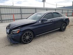 Salvage cars for sale at Jacksonville, FL auction: 2019 Mercedes-Benz C300