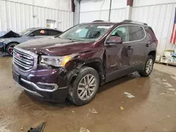 Salvage cars for sale at Franklin, WI auction: 2018 GMC Acadia SLE