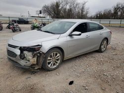 Salvage cars for sale at Oklahoma City, OK auction: 2016 Chevrolet Malibu LT