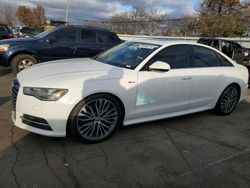 Salvage cars for sale at Moraine, OH auction: 2016 Audi A6 Premium Plus