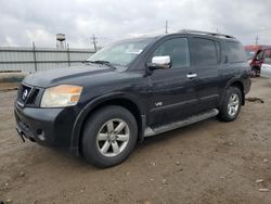 Salvage cars for sale from Copart Chicago Heights, IL: 2008 Nissan Armada SE